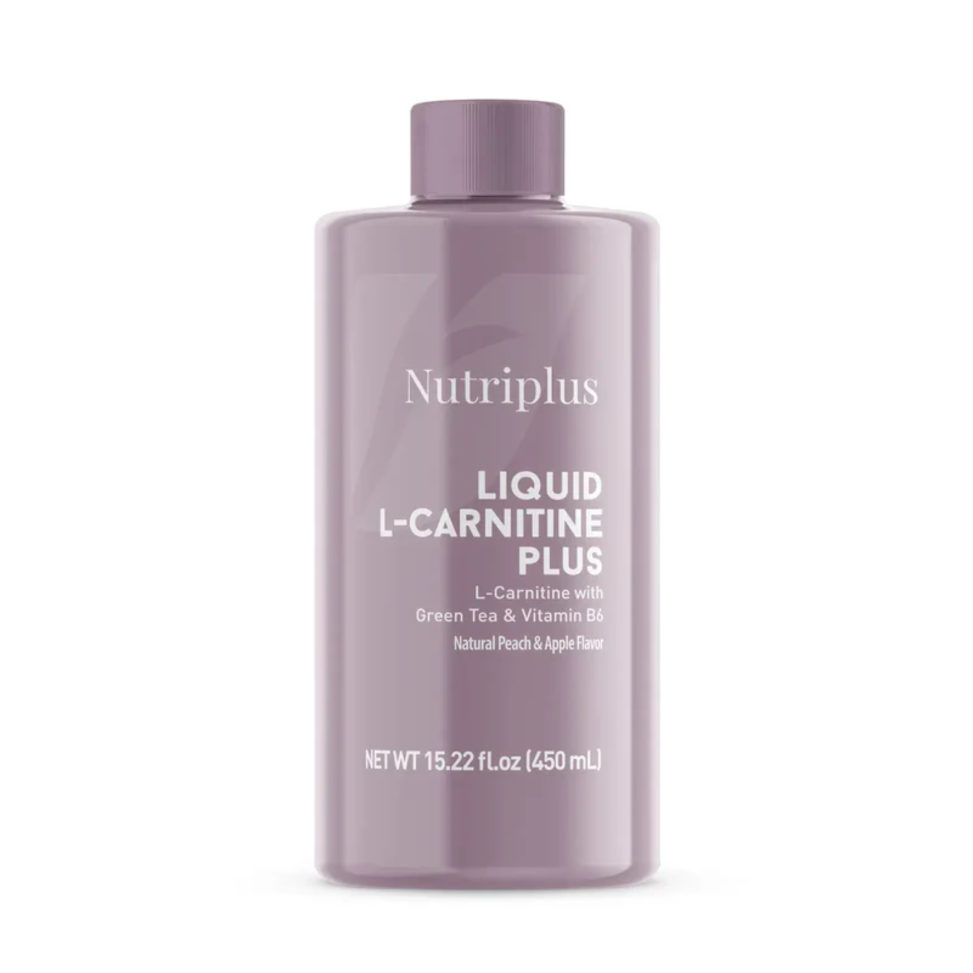 Nutriplus L-Carnitine Drink Apple & Peach Liquid Supplement (450ml)