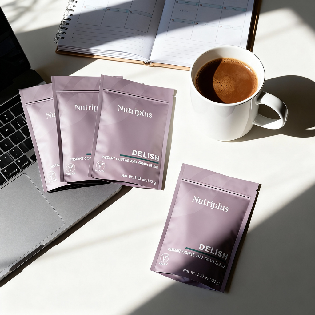 Nutriplus Delish Instant Coffee and Grain Blend (100g)