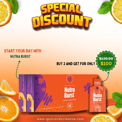 NutraBurst® 30 count Rip & Sip