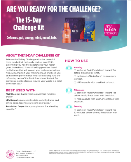 The 15 Day Challenge Kit: Tropical Punch