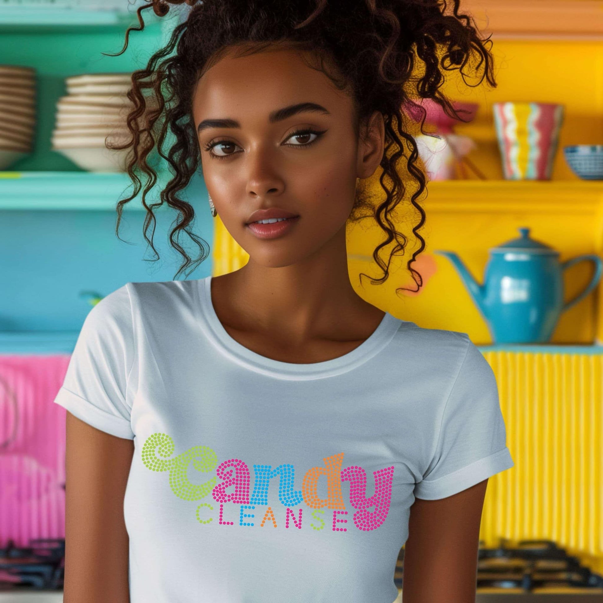 Rhinestone Candy Cleanse T-shirt