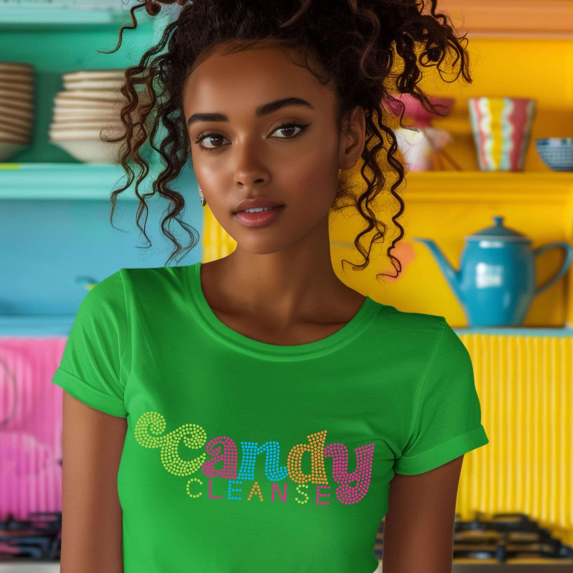 Rhinestone Candy Cleanse T-shirt
