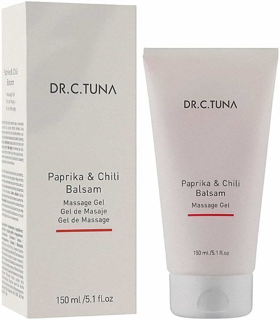 FARMASi Paprika & Chili Balsam Massage Gel with Saran Wrap – 5.07 fl.oz | Soothing Muscle Relief with Natural Warming Effect
