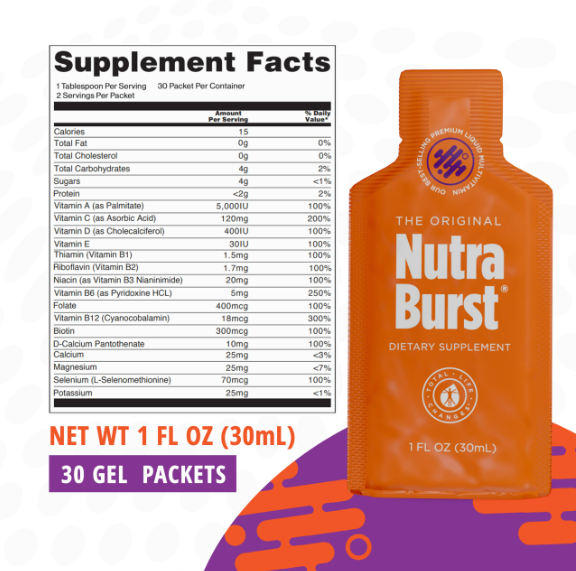 NutraBurst® 15 count Rip & Sip