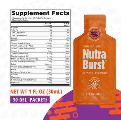 NutraBurst® 30 count Rip & Sip