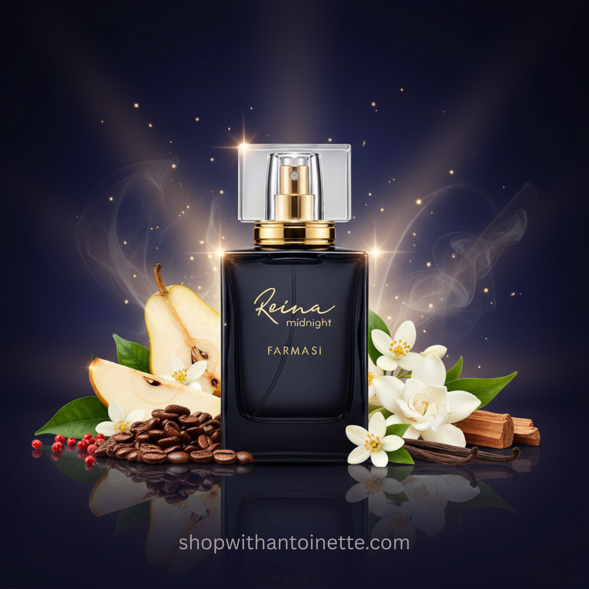 Farmasi Reina Midnight Eau de Parfum for Women – 45ML