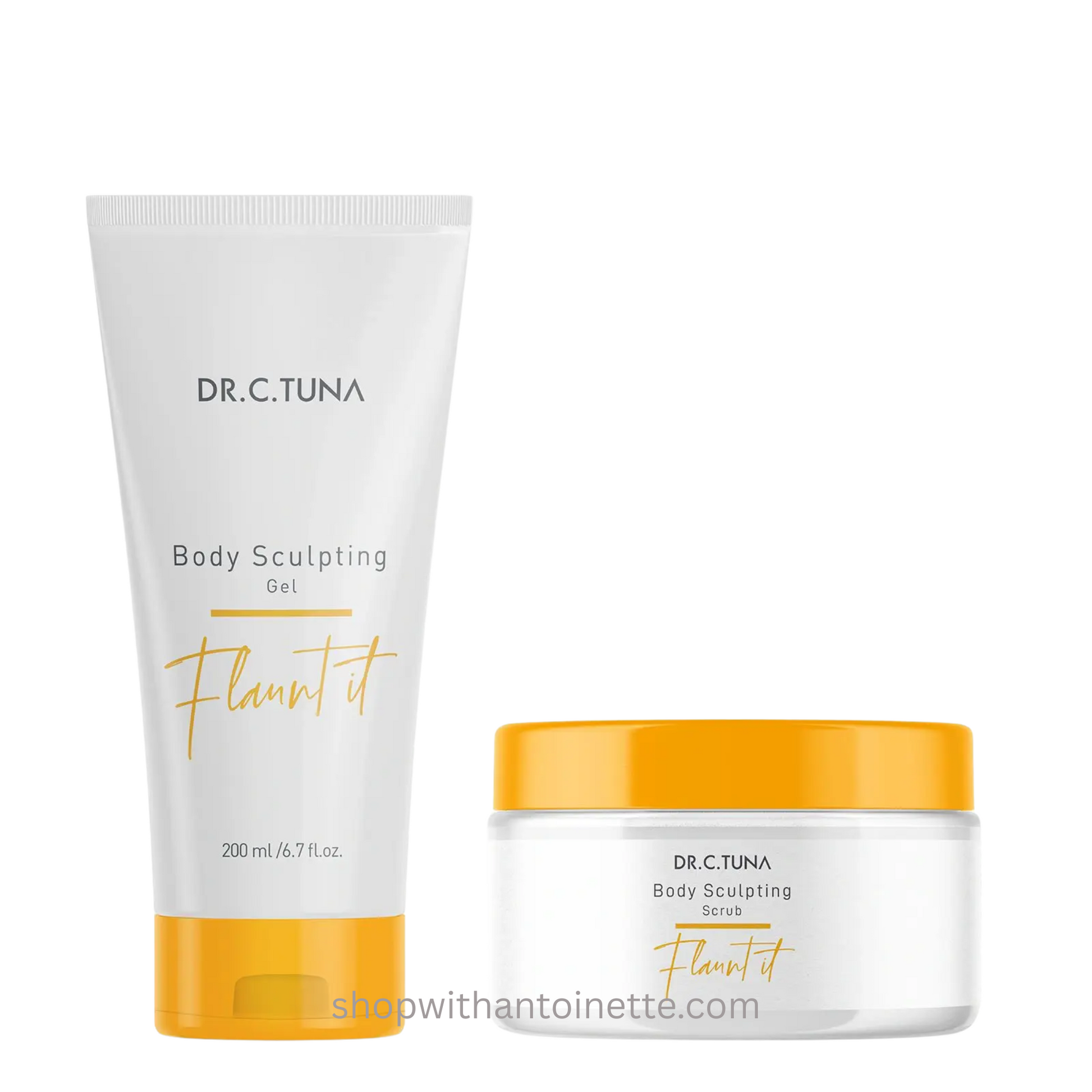 Farmasi Dr. C. Tuna “Flaunt It!” Body Sculpting Gel and Scrub with Saran Wrap– 200 ml